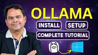 Ollama Install, Setup & Tutorial for Beginners, in Hindi - Windows Local LLM Full Guide