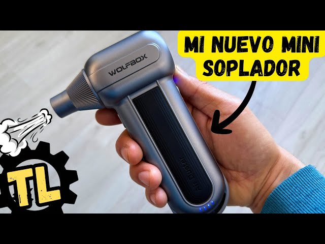 Vídeo relacionado con WOLFBOX - Soplador de aire eléctrico inalámbrico de 110000 rpm, mini soplador ajustable de 3 engranajes con carga rápida