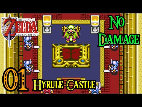 Zelda A Link to the Past SNES 100% Walkthrough - Part 1 - Introduction - Hyrule Castle