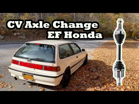 CV Axle Change for your EF Honda Civic: Replacing the Drive Axle DIY!