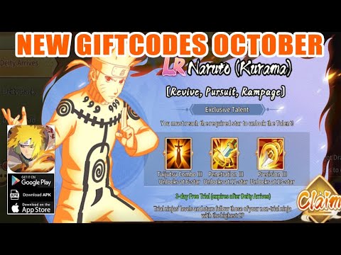 Ninja Legacy: Storm Trial New Giftcodes October - Naruto iOS Android Game