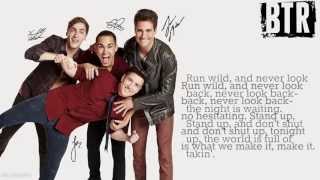 Big Time Rush - Run Wild (Lyrics)