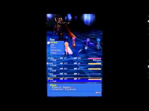 Final fantasy 4 (ds) : part 35 : boss fight 11 : Golbez