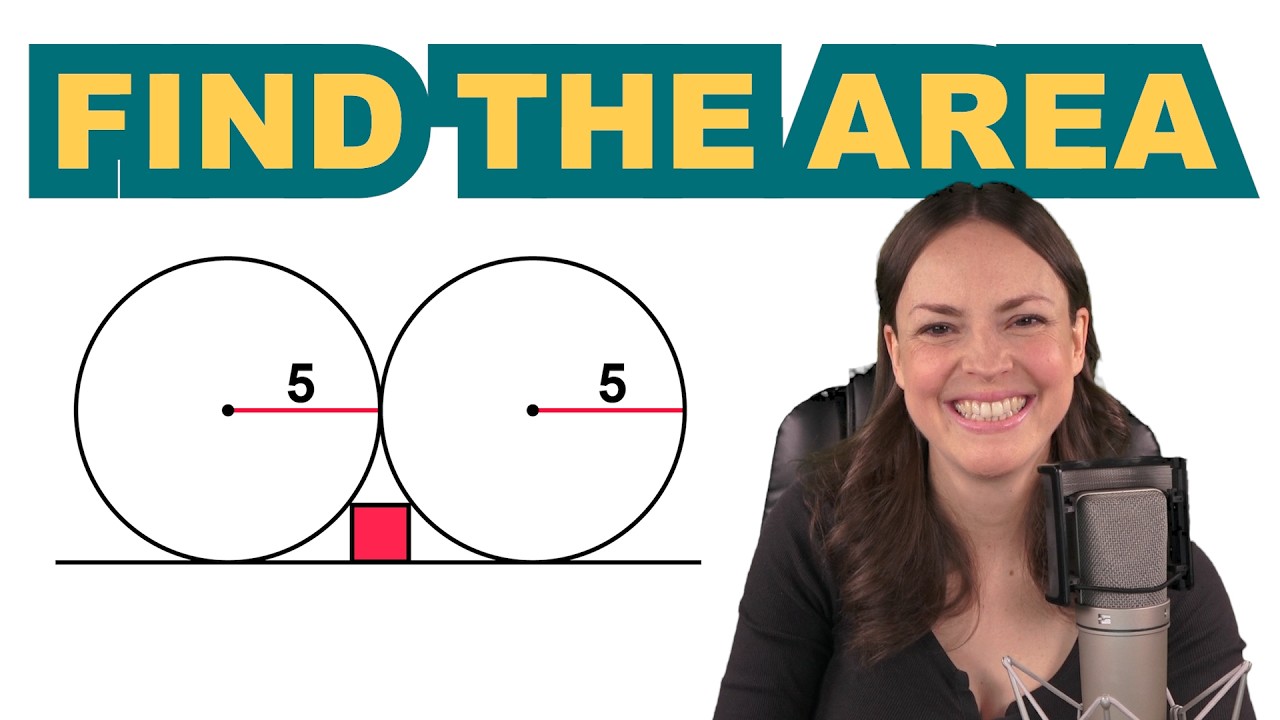 2 Circles, 1 Square – Can YOU Find The Area?
