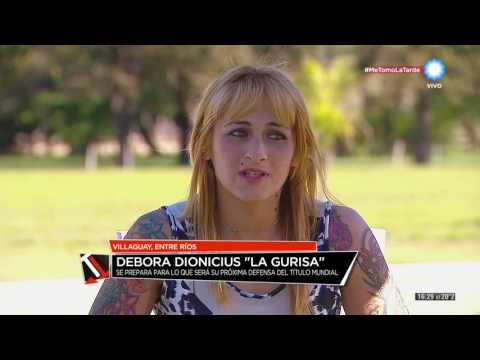 "La Gurisa", Débora Dionicius, desde Villaguay  en el móvil  de Tomate la tarde (1 de 2)