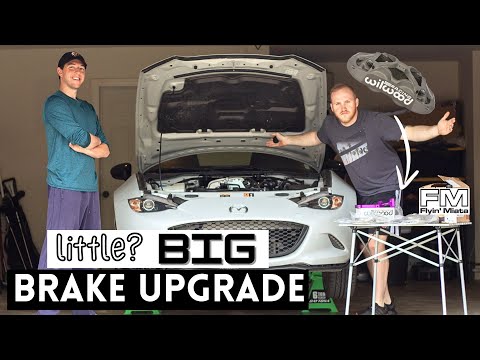 ND Miata Brake Upgrade! Installing the "little" Big Brake Kit from Flyin' Miata