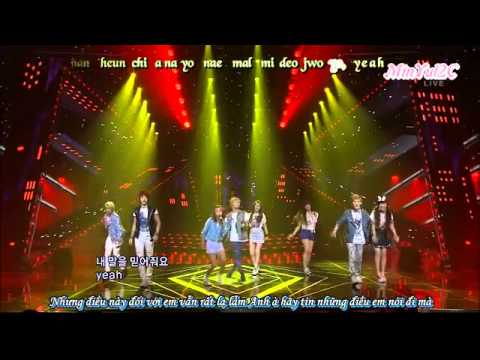 *Vietsub+Kara* Hello-SHINee ft. f(x) (Live Stage)
