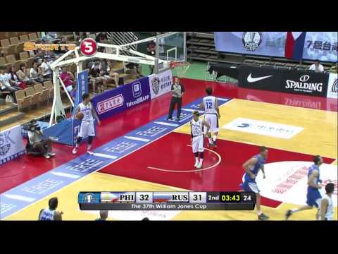 Philippines vs. Russia - Q2 | JONES CUP 2015