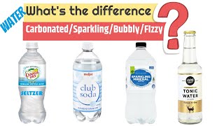 Download lagu Carbonated Water: Seltzer vs Club soda vs Sparkling mineral vs Tonic water mp3
