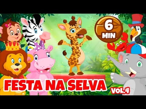 Festa na Selva com a Giramille Vol. 4 - Giramille 6 min | Desenho Animado Musical