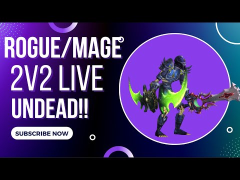 Gladiator Rogue/Mage 2v2 Arena TBC (Horde 2400+ games)