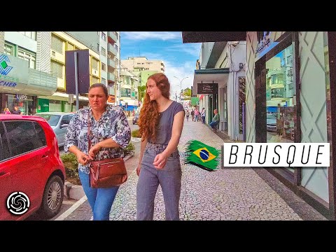 Walking in Brusque, Brazil 🇧🇷 Southern Brazil City 【 4K UHD 】