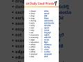 Daily Use English Words Learn Spoken English With Kannada English Kannada
