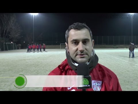 D.Sebastijanović (FK Srbija Berlin) - Ansage Balkan-Derby (FK Srbija - SD Croatia) | SPREEKICK.TV