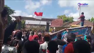 Ratusan Warga Montong Baan Selatan Demo