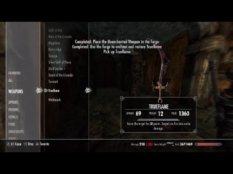 TESV: Skyrim (PS5) - Ghost of the Tribunal: Full Proper Complete Guide (Trueflame & Hopesfire)