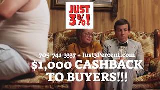 $1,000 CA$HBACK JUST 3 PERCENT REALTY INC., BROKERAGE