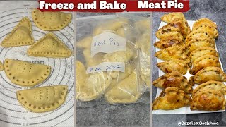 How to FREEZE  🇬🇭 MEAT PIE for Baking LATER