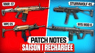 Le Nouveau Patch D'équilibrage de Warzone en Saison 1 Rechargée! (Buffs, Nerfs & Nouvelle Meta)