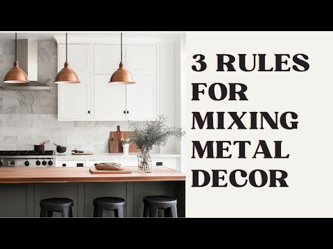 The Secret to Mixing Metals in Home Decor