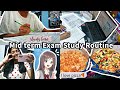 📝Exam Study Routine: Midterms school CBSE 12th Grade | Exam week Vlog | Pragati shreya ✨️🌸