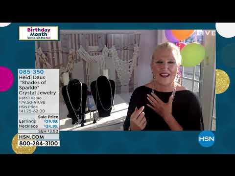 Heidi Daus "Shades of Sparkle" Crystal Drop Earrings