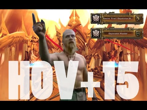 Halls of Valor Mythic +15 Within Timer - Realm First