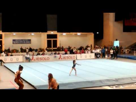 Alessandra Soluri - corpo libero - finale di Jesolo 27/11/2015