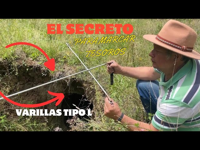 Vídeo relacionado con 2 cañas de radioterapia hechas de 99,9% de cobre puro, se utilizan para la búsqueda de agua, búsqueda del tesoro, búsqueda de objetos enterrados, etc