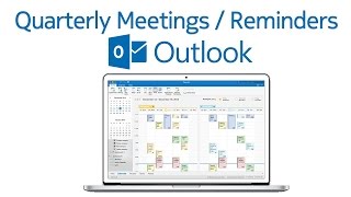 How to setup quarterly meetings /reminders in Outlook?