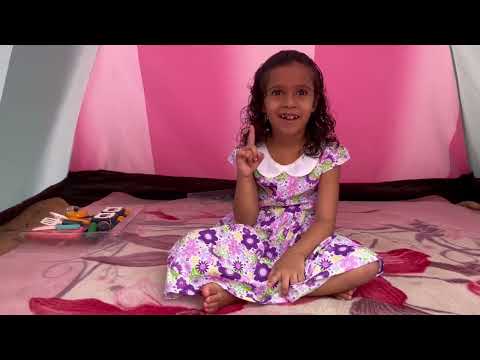 Funny of fellah playing in tent👣