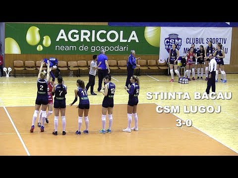 VOLEI, Divizia A1(f): Știința Bacău – CSM Lugoj 3-0 (sezonului 2018-2019)