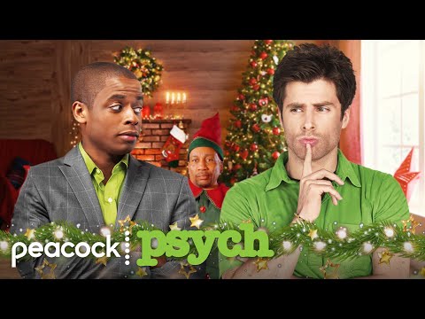 Psych But It's a Cheesy TV Christmas Movie Trailer | Psych