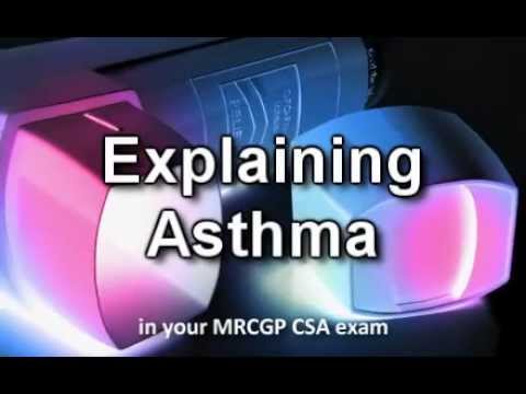 CSA case - explaining Asthma in your MRCGP exam (csaprep - CSA course + cases)