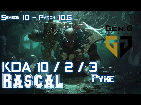 Gen Rascal PYKE vs MORGANA Top - Patch 10.6 KR Ranked