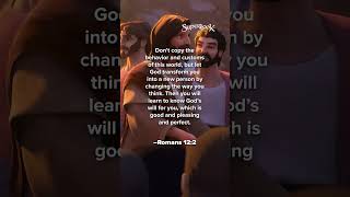 Let God Change How You Think So You Can Follow Him And Live In A Way That Pleases Him. #Bibleverse