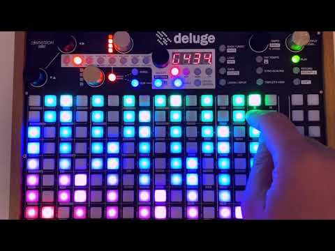 Synthstorm Deluge first live track by Pixelord