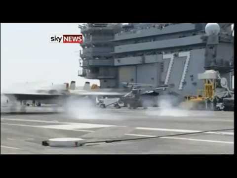 X-47B Pilotless Drone Lands On US Navy Aircraft Carrier
