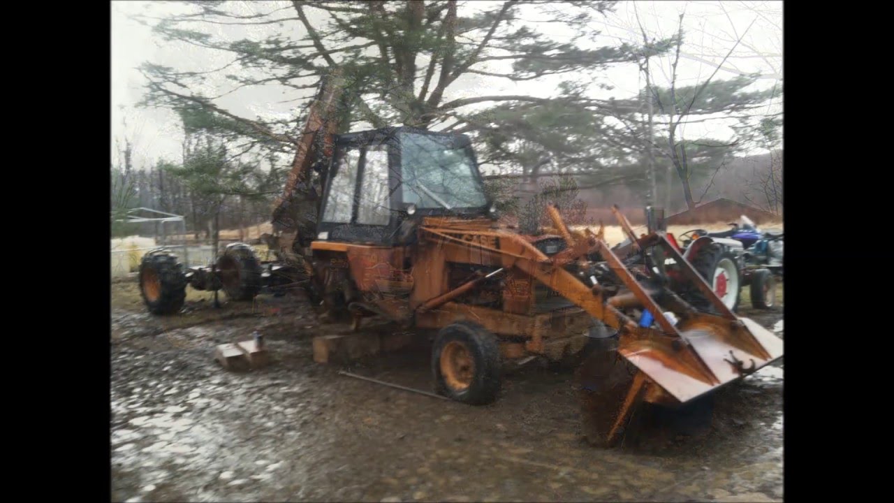 Watch video Removing the rear axle off the Case 580c backhoe Now Removing the rear axle off the Case 580c backhoe