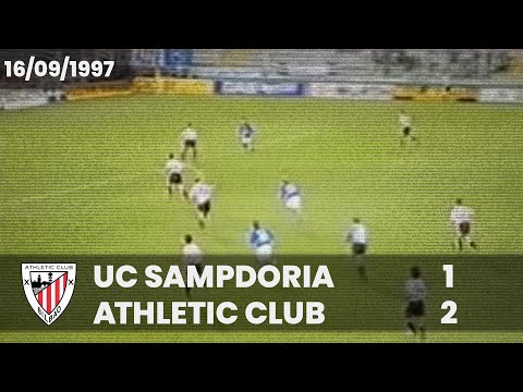 ⚽️ [Copa UEFA 97/98] 1/32 final (Ida) I Sampdoria 1 - Athletic Club 2 I LABURPENA
