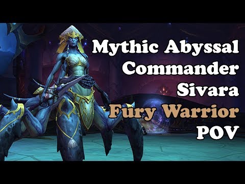 Mythic Abyssal Commander Sivara Fury Warrior POV and Commentary