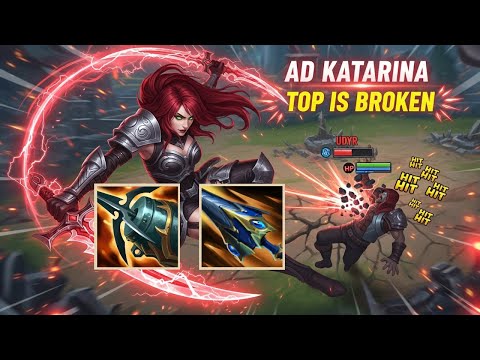 Katarina AD Bruiser TOP is BROKEN?! │ High Elo Katarina Top Gameplay │ League of Legends 2025