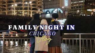 Chicago Foodie Night with the Kids! Viral Italian Beef, First Crumbl Cookies & Chicago River Walk 🌆🌭