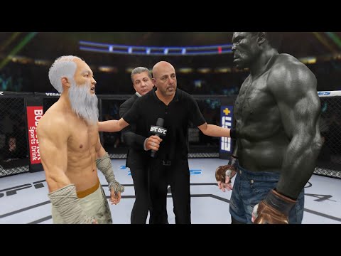 Old Bruce Lee vs. Incredible Hulk - EA Sports UFC 4 - Crazy UFC 👊🤪