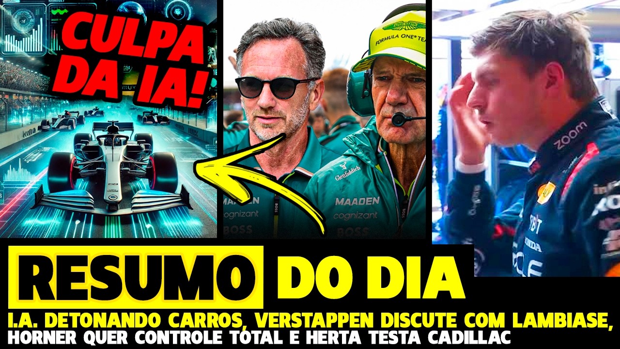 🚨I.A. DESTRUINDO A F1 2026, VERSTAPPEN DISCUTE COM LAMBIASE E HORNER QUER PODER | FÓRMULA 1