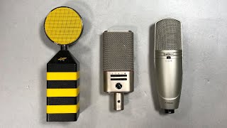 Video thumbnail for Neat King Bee vs. Shure KSM44a vs.  Austrian Audio OC818 vs.  Neumann U87 Ai by Clipscastage