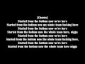 Drake-Started From The Bottom (Explicit) lyrics