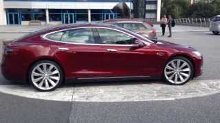 preview picture of video 'Tesla Model S i Fyllingsdalen'