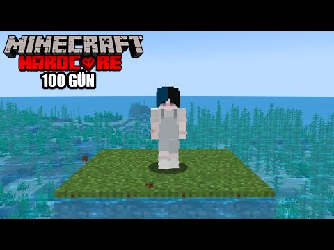 Minecraft Hardcore'da EN ISSIZ Adasında 100 Gün Hayatta Kaldım