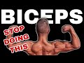 BICEPS - Stop making these bicep curl mistakes!